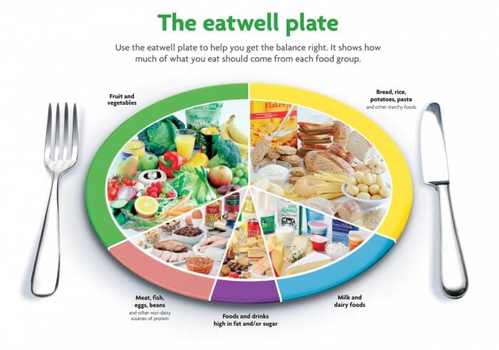 The Eatwell Plate - Healthy Sixpack Kitchen Calorie Diet
