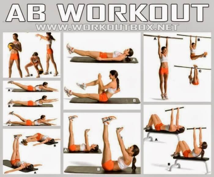 Best Ab Workout - Healthy Fitness Sixpack Training Core Arms Abs
