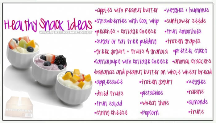 Healthy Snack Ideas! Healthy Food List To Be Fit And Strong Abs