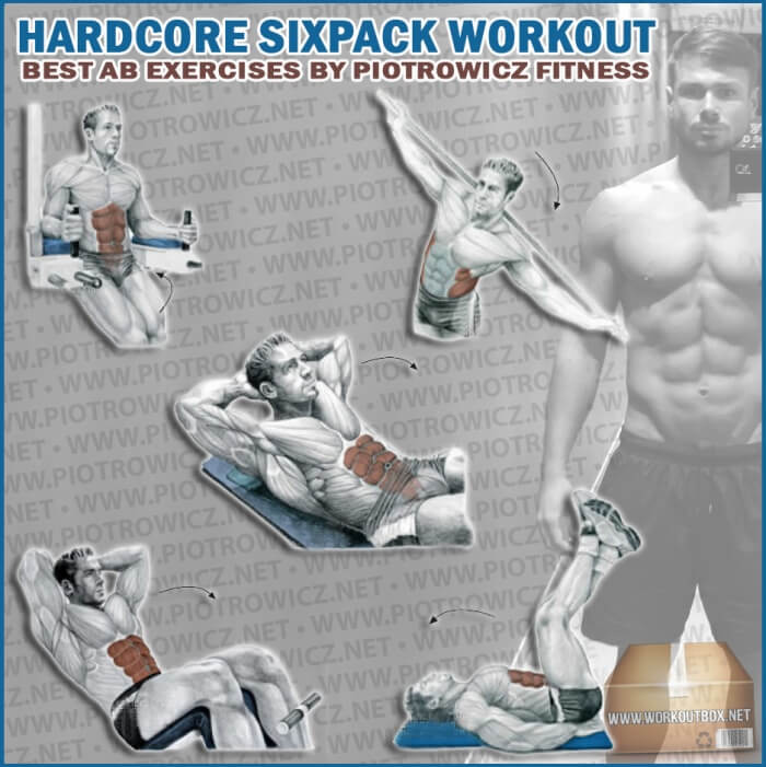 Hardcore Sixpack Workout - Best Ab Exercises Training Piotrowicz