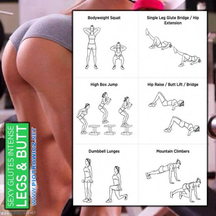 Sexy Glutes Intense Legs And Butt Workout - Fitness Female Body