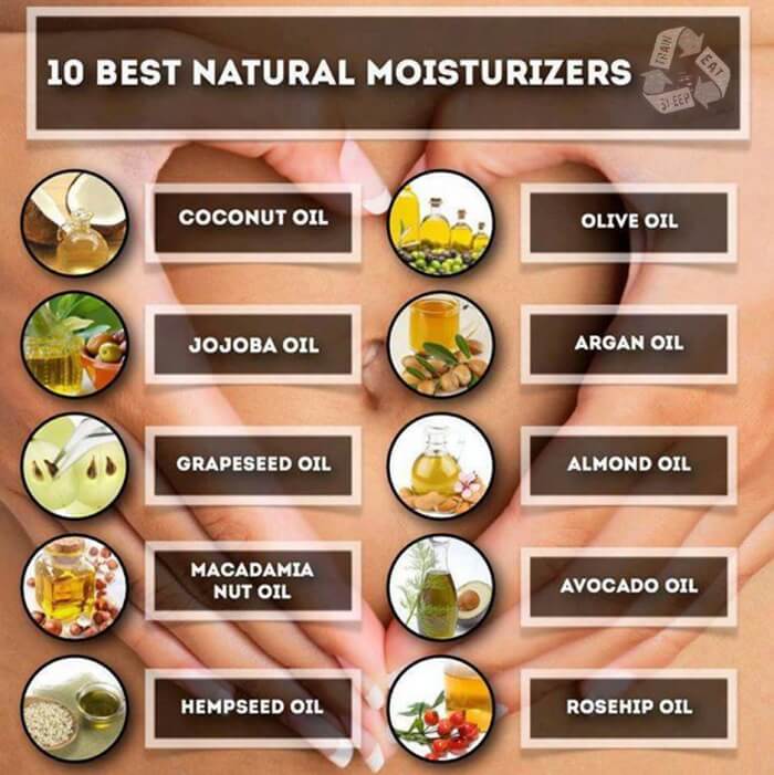 10 Best Natural Moisturizers - Healthy Fitness Tips Tricks Oil 