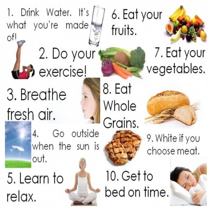 10 Health Tips - Fitness Training Healthy Eat Plans Strong Body